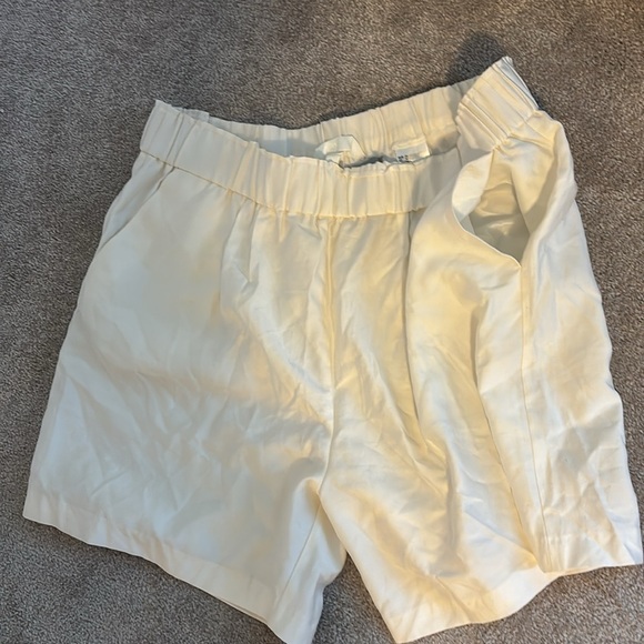 H&M Cream High Waist baggy ShortsSz XL - Picture 5 of 14